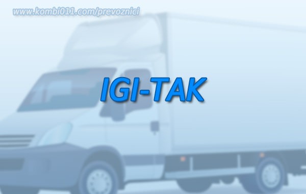 IGI-TAK autoprevoznik Topola