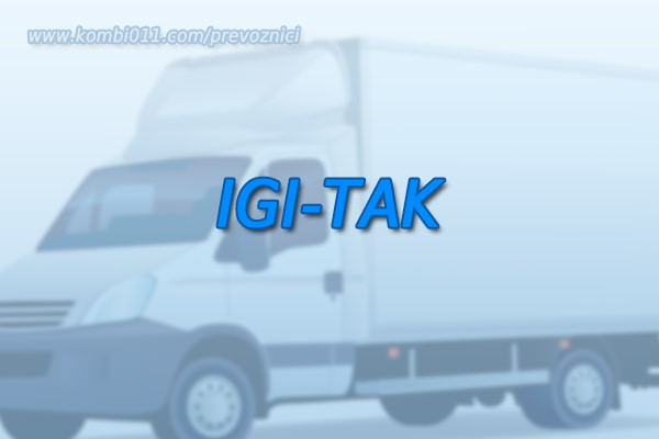 IGI-TAK autoprevoznik Topola